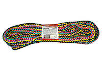 Мотузка господарська "Веселка" TM VIROK, 8мм Х 10 м, р/н=160кгс, поліпропіленова, з серцевиною Baumar -