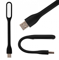 Мини фонарик USB LED для ноутбука, чтения в темноте black (664796)