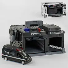 Гараж із рацією "S.W.A.T." CLM — 558 зі світлом і звуком, машинкою