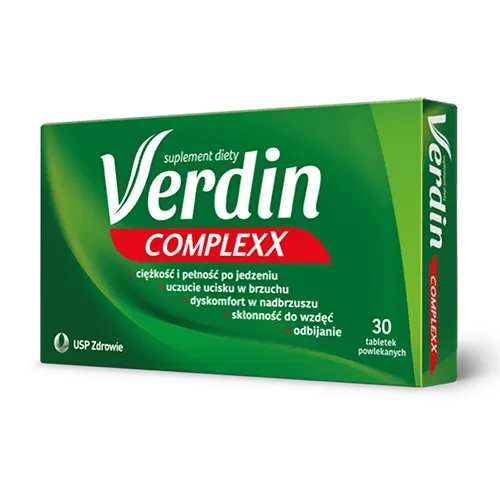 Verdin Complexx для травлення екстракти Артишоку, Розмарину, Куркуми, 30 таблеток. До 01/2027