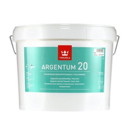 Tikkurila Argentum 20 - напівматова фарба спеціального призначення (База А), 2,7 л