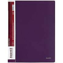 Папка пластикова А4 30 файлів сливова Axent 1030-11-A, 45536