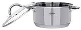 Каструля Bravo Chef 18 см (2.6 л) з кришкою, фото 4