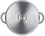 Каструля Bravo Chef 18 см (2.6 л) з кришкою, фото 2