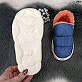 Тапочки чуні дитячі екошкіра на хутрі, фото 4