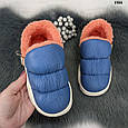 Тапочки чуні дитячі екошкіра на хутрі, фото 6