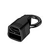 USB кабель Kaku KSC-324 перехідник короткий 20см USB - Lightning / Type-C, фото 5