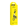 USB кабель Kaku KSC-324 перехідник короткий 20см USB - Lightning / Type-C, фото 7