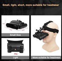 Прилад нічного бачення NVG G1 невидима хвиля 1920x1080P 4.5 940nm з кріпленням на голову, фото 4