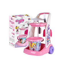 Ігровий набір для прибирання Technok Toys 6429, 17 предметів, на візку, висота 54 см