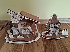 Різдвяна шопка велика. 3D Вертеп, фото 3