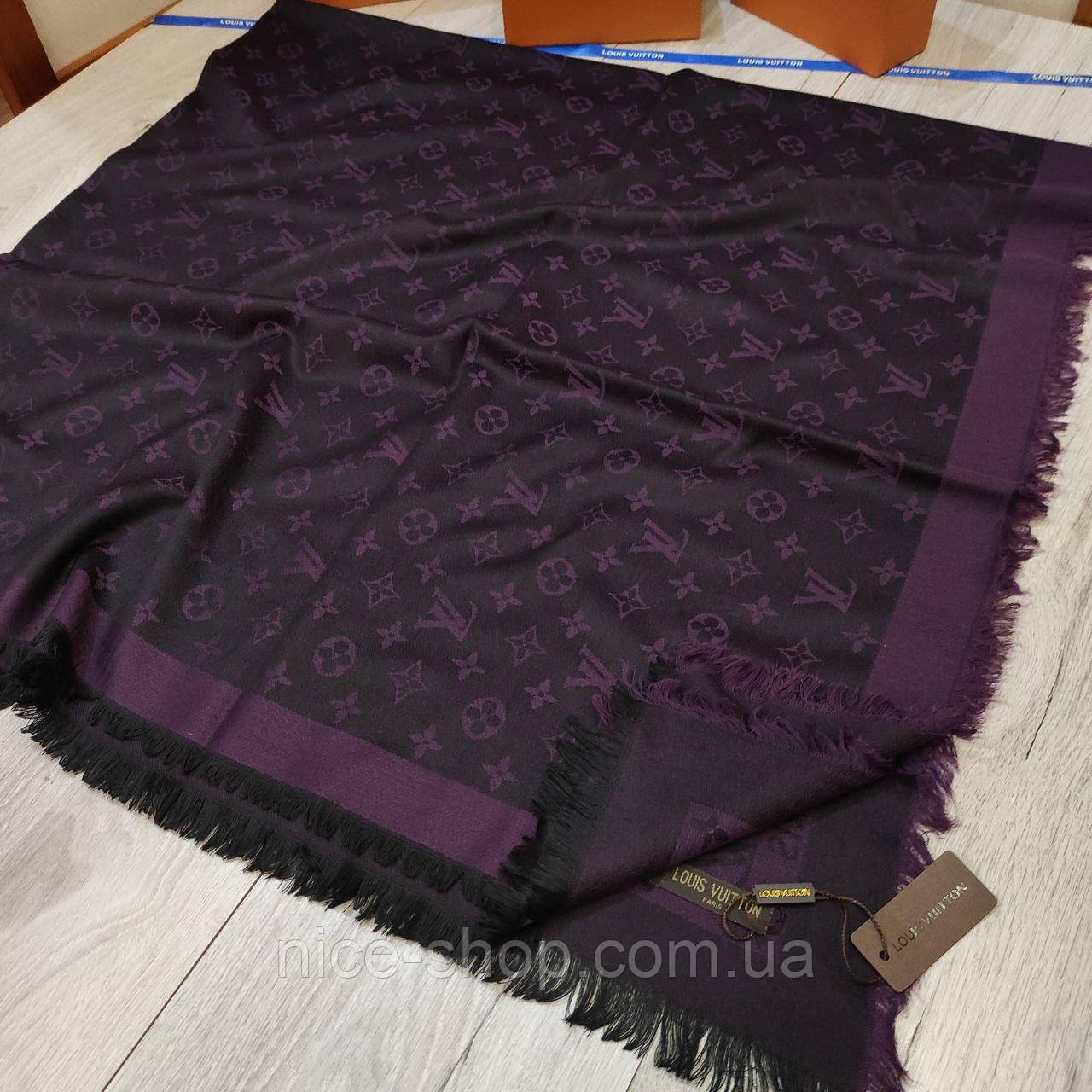 Хустка Louis Vuitton бургунді комбі