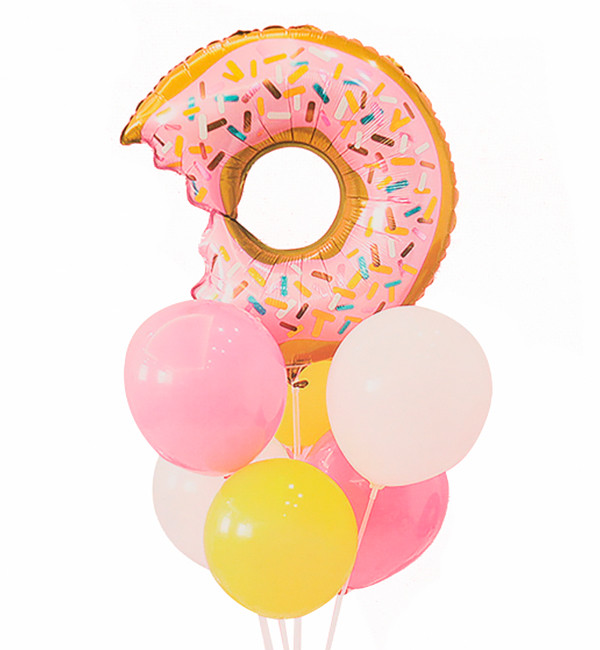 Набір повітряних кульок "Пончик" (7 предметів)