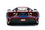 Машина металева Jada Марвел Людина-павук Ford GT (2017) + фігурка Людини-павука 1:24 (253225002), фото 7