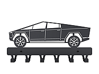 Вешалка в Гараж на СТО на Шиномонтаж для ключей Tesla Кибертрак Авто будущего Электромобтль Man Cave