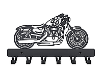 Дизайнерськая Прочная Вешалка на стену с мотоциклом Sportster Forty-Eight Harley Davidson