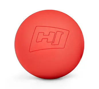 Силіконовий масажний м'яч 63 мм HS-S063MB Червоний