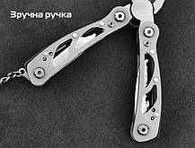 Мультитул плоскогубці (10 в 1) Atlas MT-01 + чохол Silver, фото 6