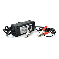 Зарядний пристрій для акумуляторів Merlion LiFePO4 12V(14,6V)-5A-60W + крокодили, BOX