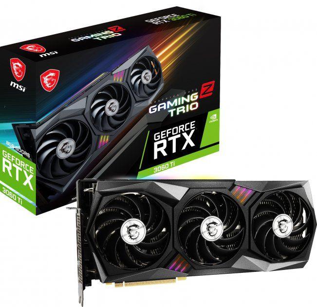 Відеокарта MSI RTX 3060 Ti Gaming Z Trio 8GB GDDR6 Refurbished