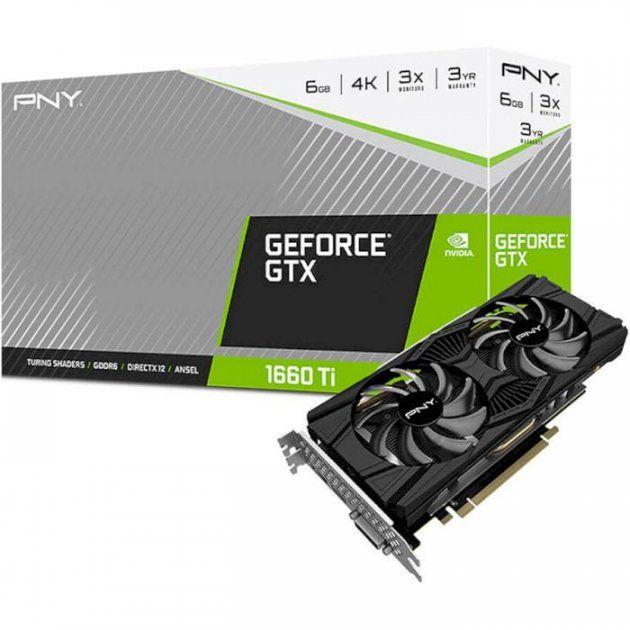 Відеокарта PNY GeForce GTX 1660 Ti 6G GDDR6 Refurbished