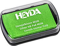 Чернильная подушечка Heyda 9 x 6 см неоновый Зеленый 204888435