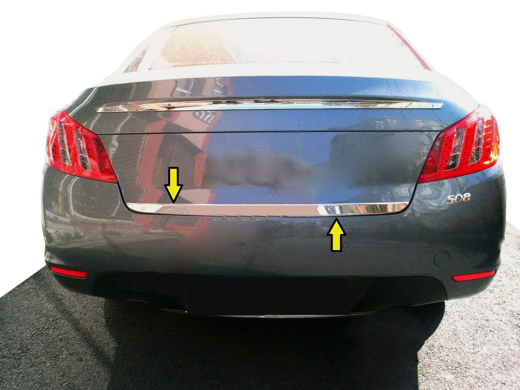Кромка багажника (нерж) для Peugeot 508 2010-2018 рр.