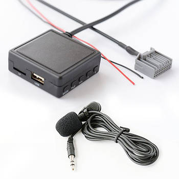 Bluetooth USB AUX адаптер HONDA Civic CRV Accord 2008-2013 з мікрофоном, для штатної магнітоли Хонда mp3 плеєр