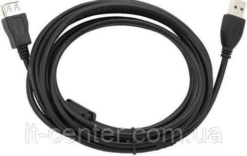 Продовжувач USB 2.0 AM/AF 1.0m Maxxter (UF-AMAF-1M), USB 2.0, USB 2.0, 1 м, фото 1