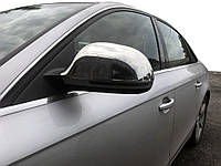 Накладки на зеркала 2009-2012 (2 шт., нерж) для авто.модел. Ауди A6 C6