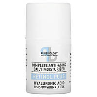 Pure Biology, Комплексное омолаживающее ежедневное увлажняющее средство, Retinol Plus, 1,7 жидк. Унции