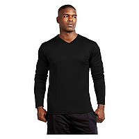 Футболка Soffe Long Sleeve V-Neck Black Доставка з США від 14 днів - Оригинал