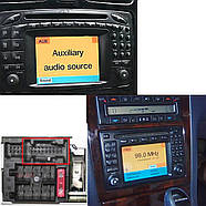 Bluetooth USB AUX адаптер Mercedes Benz COMAND 2.0 APS 220 W211 W208 W168 W203 для штатних магнітол 18-pin, фото 8