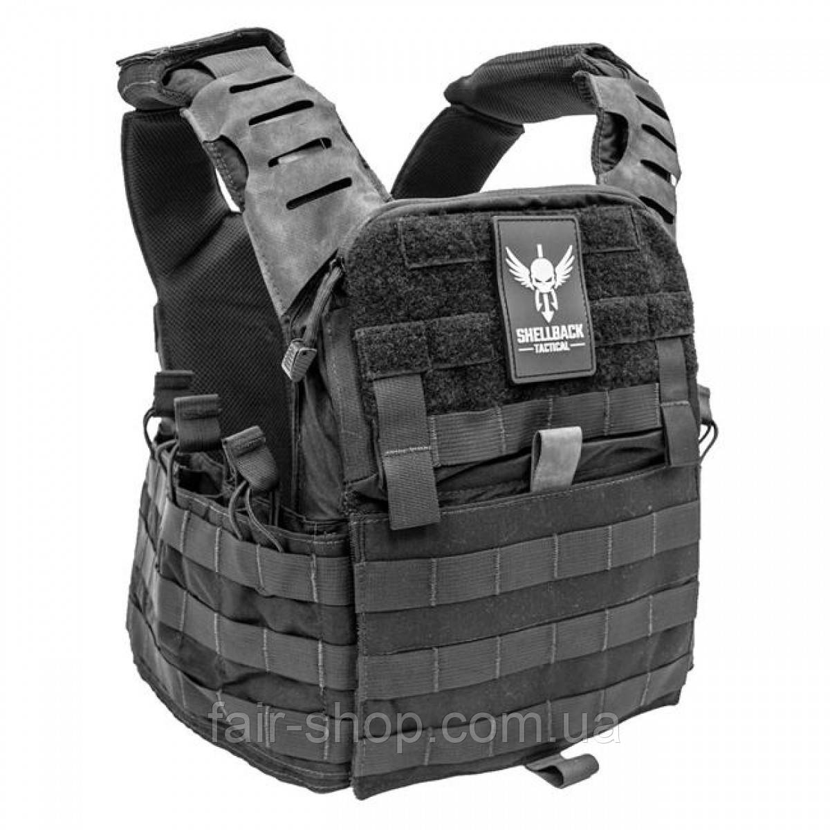 Плитоноска Shellback Tactical Banshee Elite 2.0 Plate Carrier (Gen 2) Ranger Green, оригінал. Доставка з США/ЄС протягом 14 днів Плитоноска Shellback Tactical Banshee Elite 2.0 Plate Carrier (Gen 2) Black Доставка з США від 14 днів, Чорні, фото 1