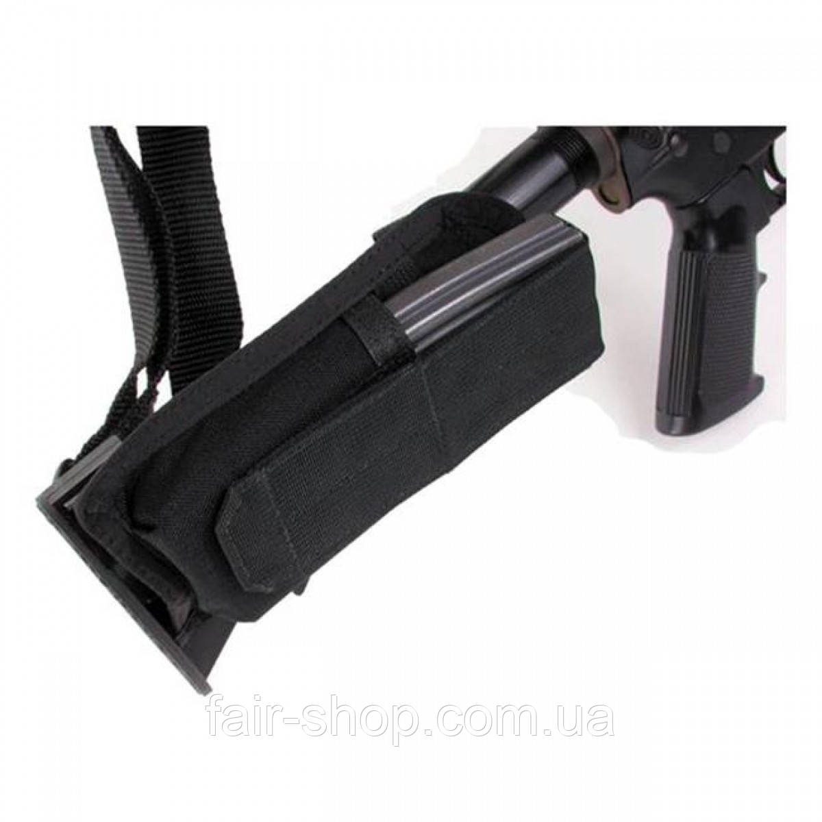 Підсумок Blackhawk Buttstock Mag Pouch Black, оригінал. Доставка з США/ЄС протягом 14 днів, фото 1