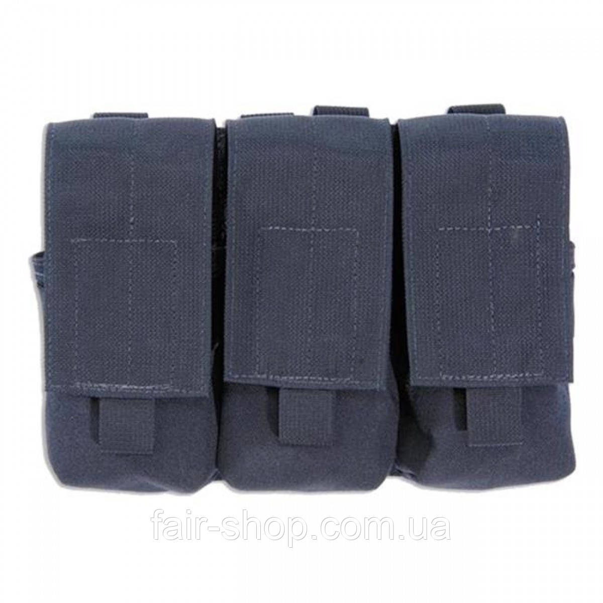 Підсумок Elite Survival Systems MOLLE Assault Rifle Triple Mag Pouch Black, оригінал. Доставка з США/ЄС протягом 14 днів, фото 1