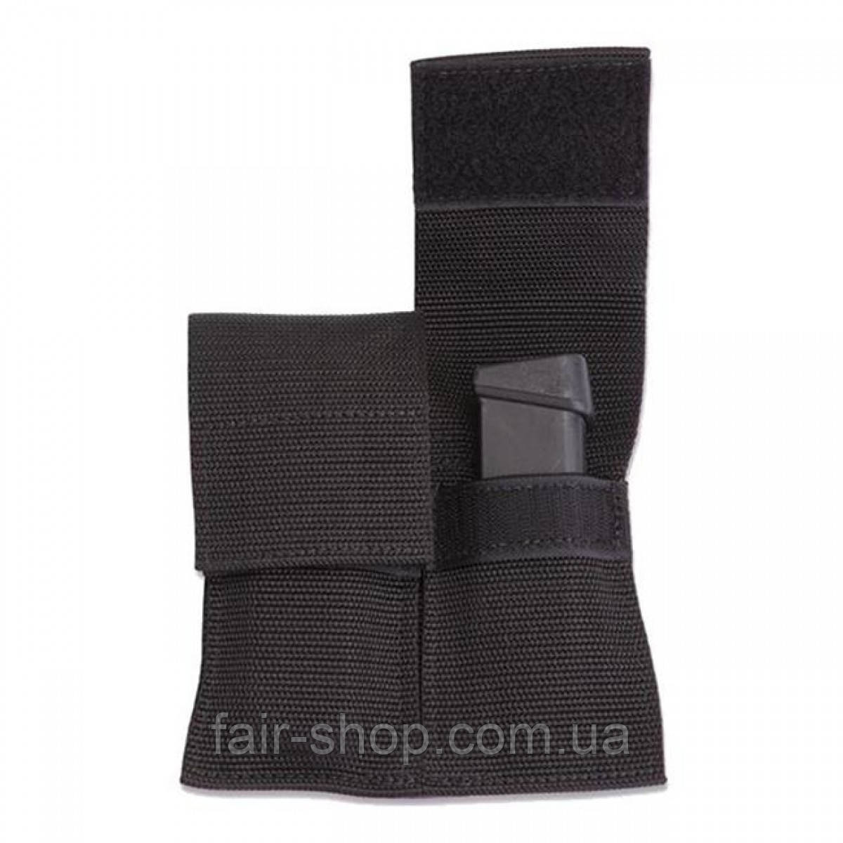 Пістолетний підсумок Elite Survival Systems Web Double Mag Pouches with Flap Black, оригінал. Доставка з США/ЄС протягом 14 днів, фото 1