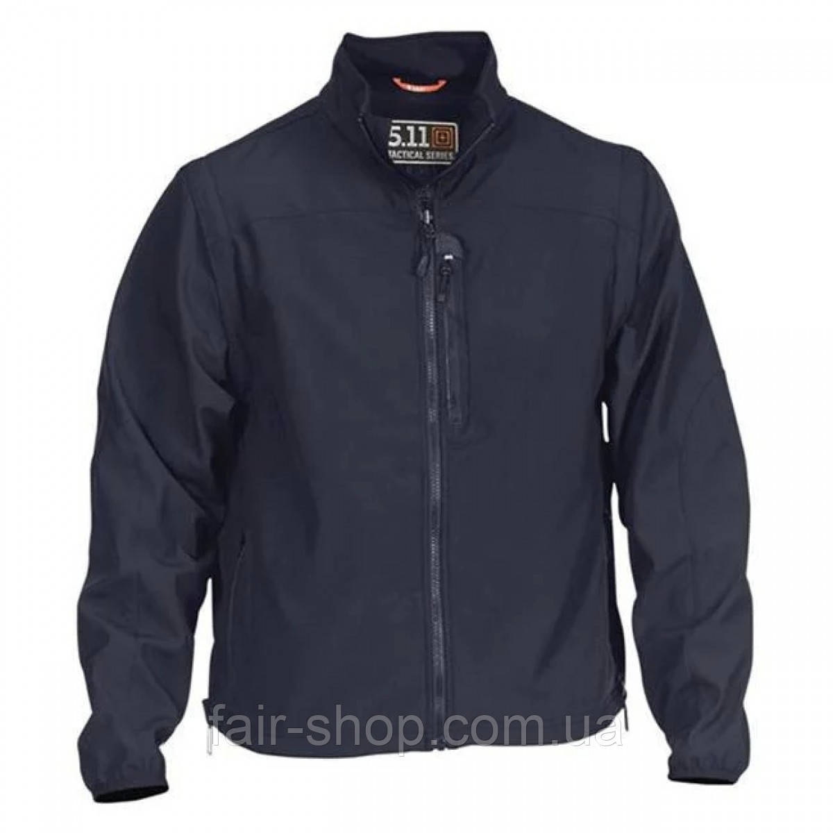 Військова софт-шел куртка 5.11 Valiant Softshell Jacket Dark Navy, оригінал. Доставка з США/ЄС протягом 14 днів, фото 1