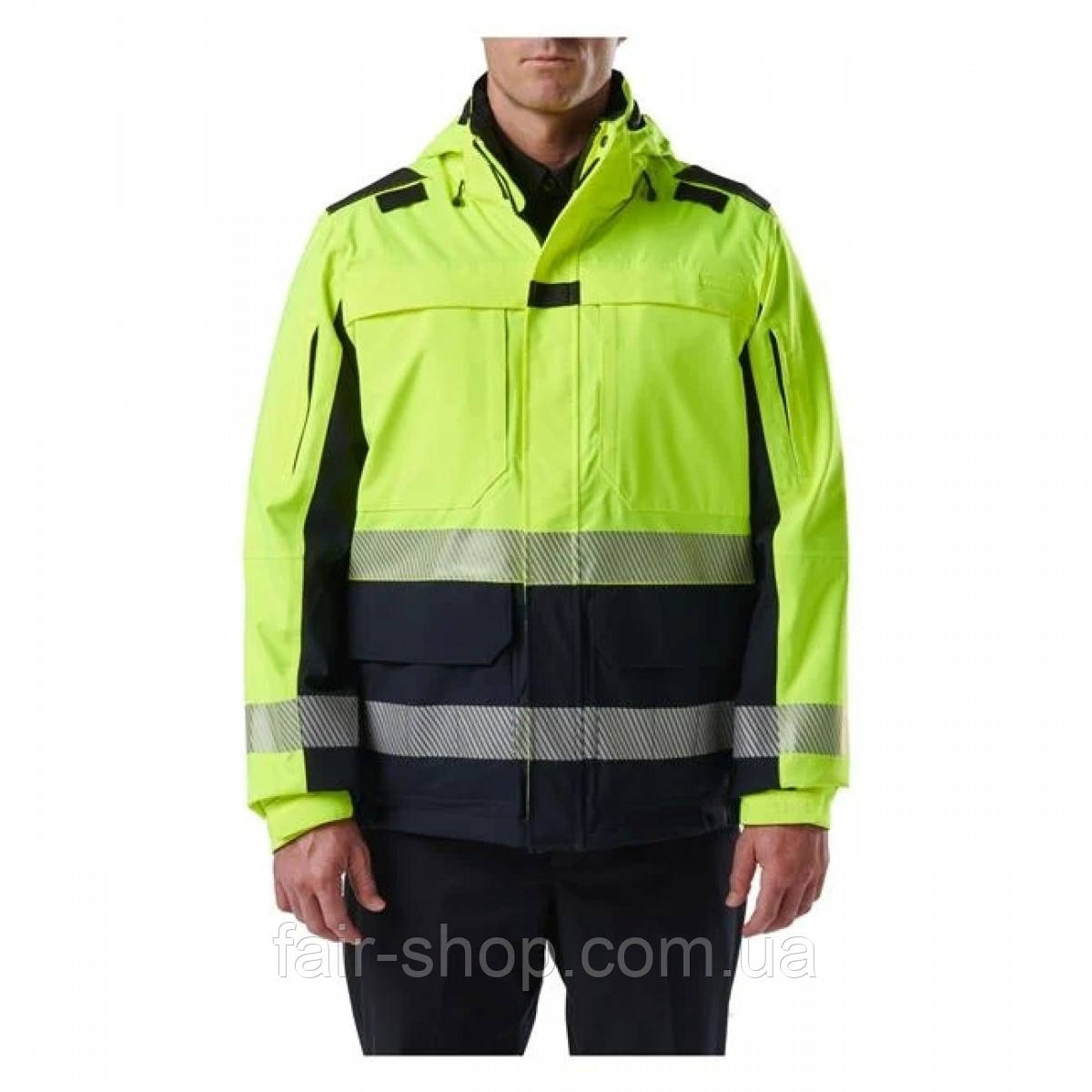 Військовий дощовик 5.11 Responder Hi-Vis 2.0 Dark Navy, оригінал. Доставка з США/ЄС протягом 14 днів, фото 1