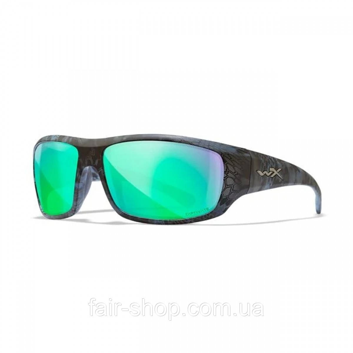 Балістичні окуляри Wiley X Kryptek Omega Polarized Green Mirror (lens) - KRYPTEK NEPTUNE (frame), оригінал. Доставка з США/ЄС, фото 1