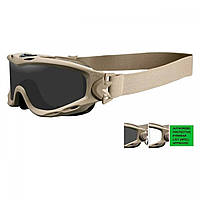 Защитные очки Wiley X Spear (APEL) Coyote Tan (frame) - Smoke Gray / Clear (2 lenses) Доставка з США від 14