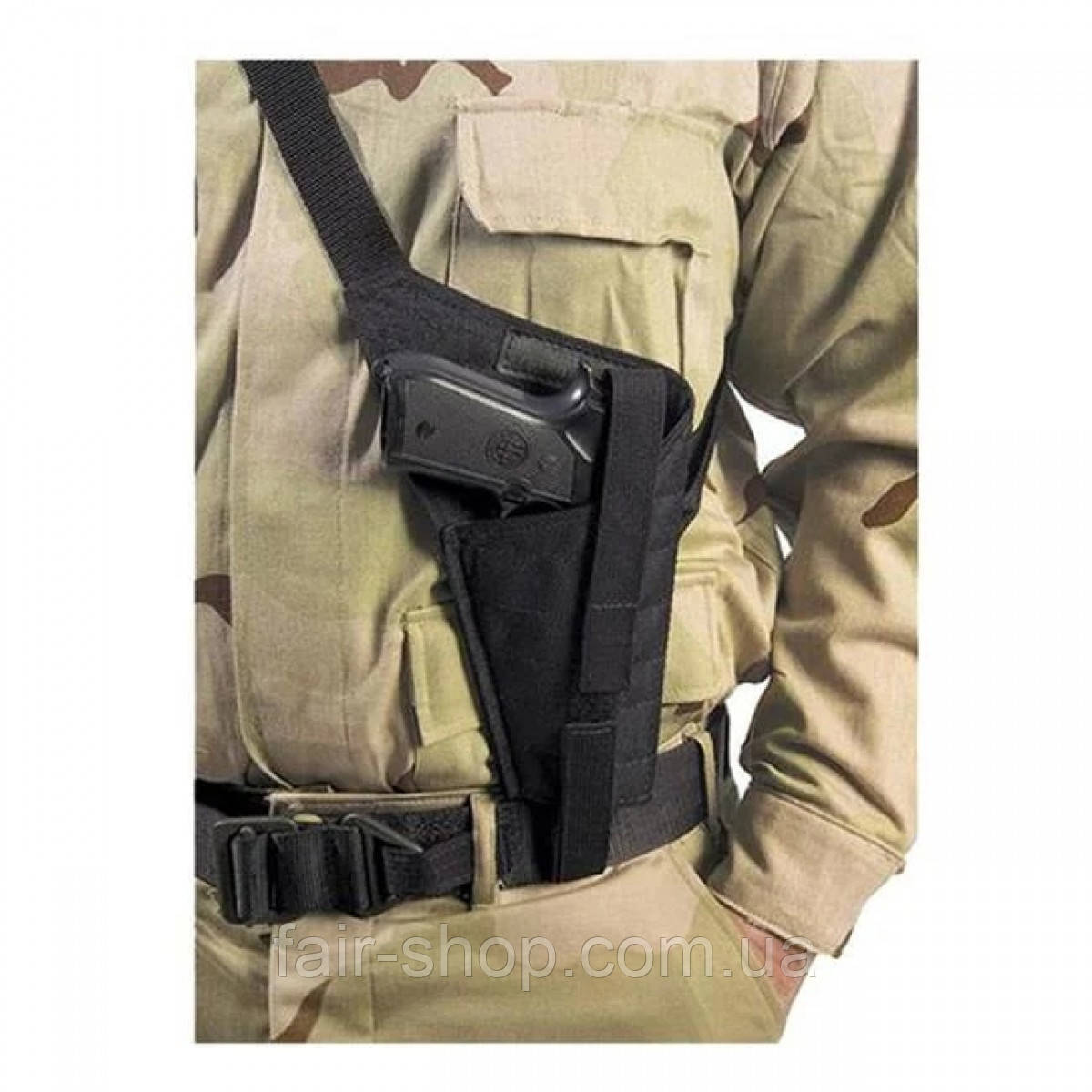 Кобура прихованого носіння Elite Survival Systems Military Shoulder Holster Black, оригінал. Доставка з США/ЄС протягом 14 днів, фото 1