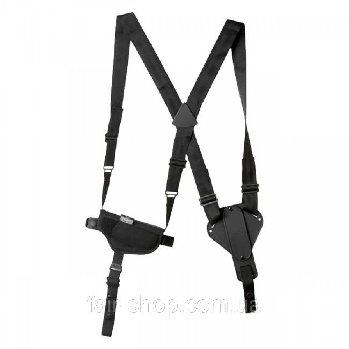 Кобура прихованого носіння Uncle Mike's Cross Harness Horizontal Shoulder Holster Black, оригінал. Доставка з США/ЄС протягом 14, фото 1