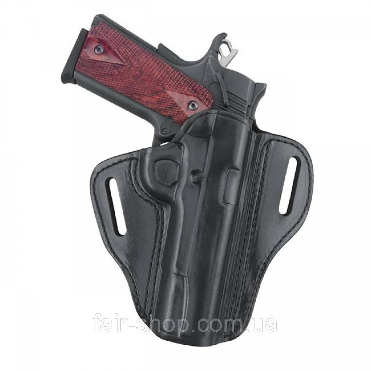 Кобура прихованого носіння Gould & Goodrich Gold Line Open Top Two Slot Holster Black, оригінал. Доставка з США/ЄС протягом 14, фото 1