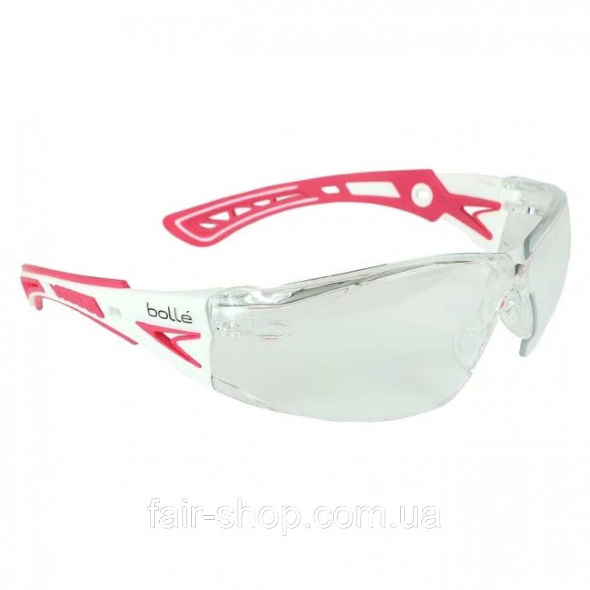 Балістичні окуляри Bolle Rush Plus Pink / White (frame) - Clear (lens), оригінал. Доставка з США/ЄС протягом 14 днів, фото 1