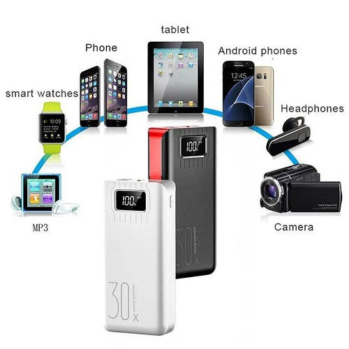 Купить Power bank 30 000 мАч быстрая зарядка Зарядное устройство ...