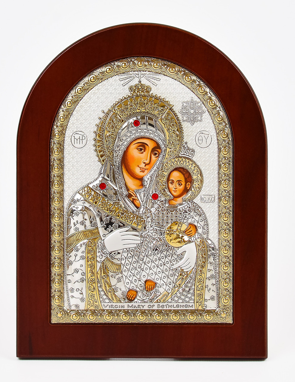 Вифлеємська Ікона Божої Матері 20х25см аркової форми на дереві