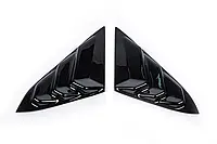 Накладки на треугольники зеркал (2 шт, ABS) для Honda Civic Sedan X 2016-2021 гг