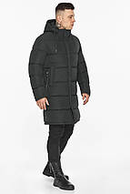 Чоловіча куртка зі знімним капюшоном графітова модель 49609 50 (L), фото 3