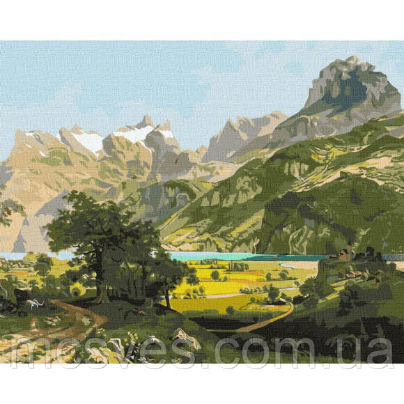 Картина за номерами "Чарівний пейзаж" KHO2875 40х50, фото 1